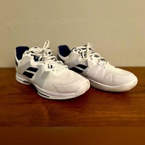 White Babolat SFX3 Tennis Shoes